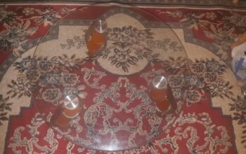 table en verre